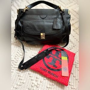 Tory Burch Priscilla Large Frame Satchel with Removable crossbody strap